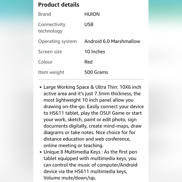 Huion Drawing Tablet - Picture 15 of 15